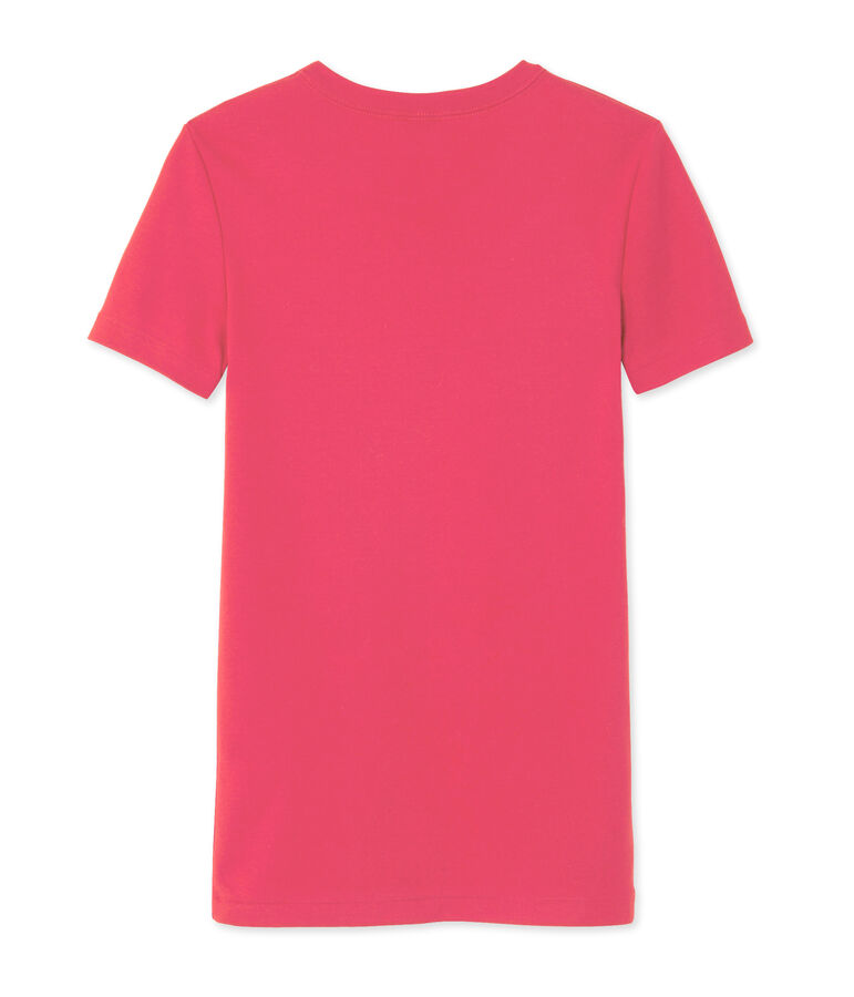 Women's striped tee Gloss pink