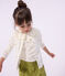 Children's floral print cotton cardigan white/multicolor