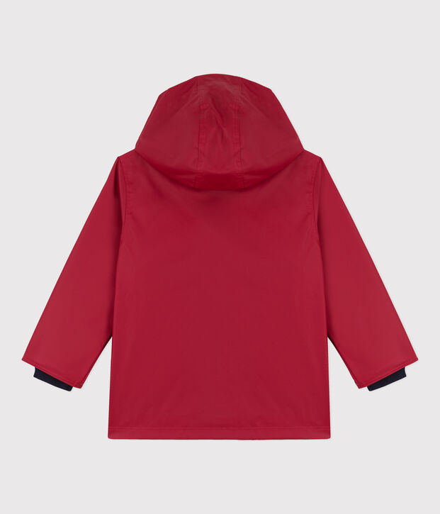 CHILDREN'S UNISEX ICONIC RECYCLED RAINCOAT red