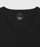 Women's Fine Rib Knit T-Shirt NOIR black
