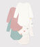 Babies' Heart Patterned Long-Sleeved Cotton Bodysuits - 5-Pack variante 1
