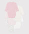 Babies' long-sleeved printed cotton wrapover bodysuits - 5-Pack variante 1