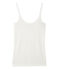 Women's light cotton camisole top Lait white