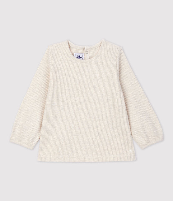 Babies' Cotton Blouse MONTELIMAR CHINE beige