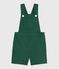 Babies' short-legged cotton twill dungarees WILLOW