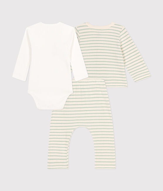 Babies' Terry Outfit - 3-Piece Set AVALANCHE /HERBIER