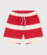 Children's stripy cotton shorts