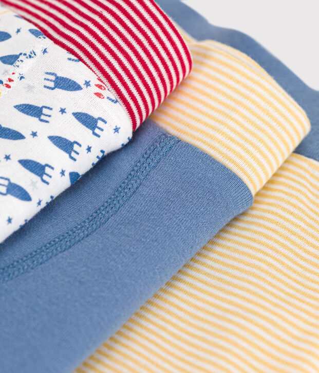 Children's rocket pattern boxers - 3-pack multicolor