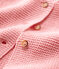 Babies' Wool/Cotton Cardigan CHARME pink