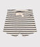 Babies' Slub Jersey Shorts AVALANCHE white/SMOKING blue