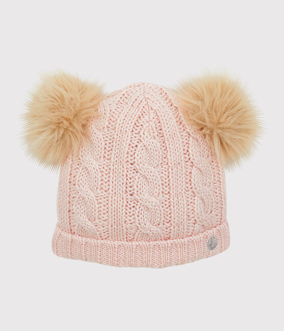 Girls' Woolly Hat MINOIS pink/ARGENT
