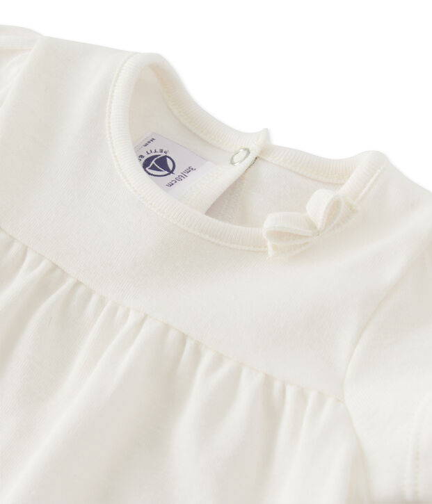 Baby girls' tee white