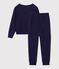 Women's plain cotton terry pyjamas SOIR