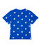 Baby boy's print T-shirt PERSE blue/MARSHMALLOW white