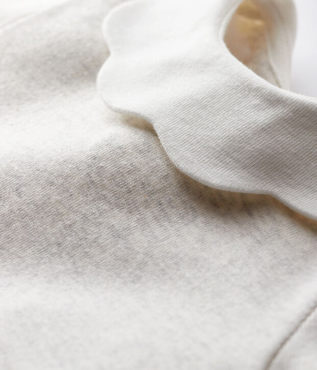 Baby girl's long-sleeved blouse beige