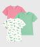 Children's short-sleeved cotton dinosaur T-shirts - 3-Pack variante 1