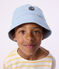 Children's denim sun hat blue