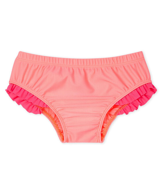 Baby Girls' Eco-Friendly Bikini Briefs FLUO ROSE pink