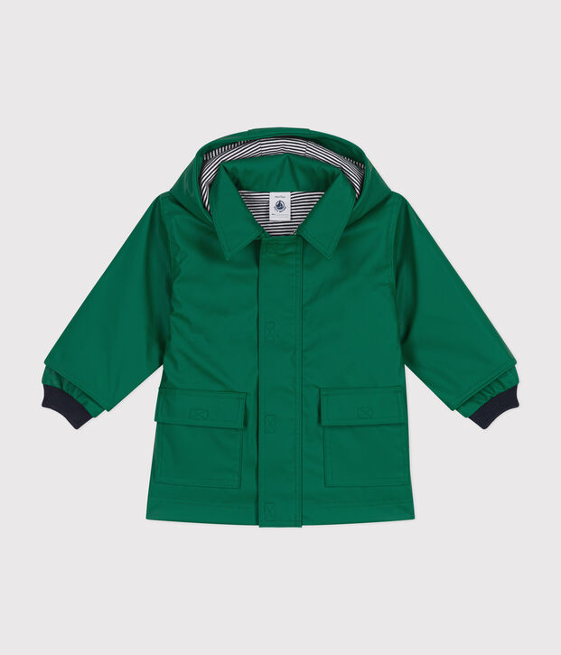 Babies' iconic raincoat green