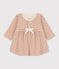 Stripy Cotton Tube Knit Dress AVALANCHE white/CINA:AVALANCHE