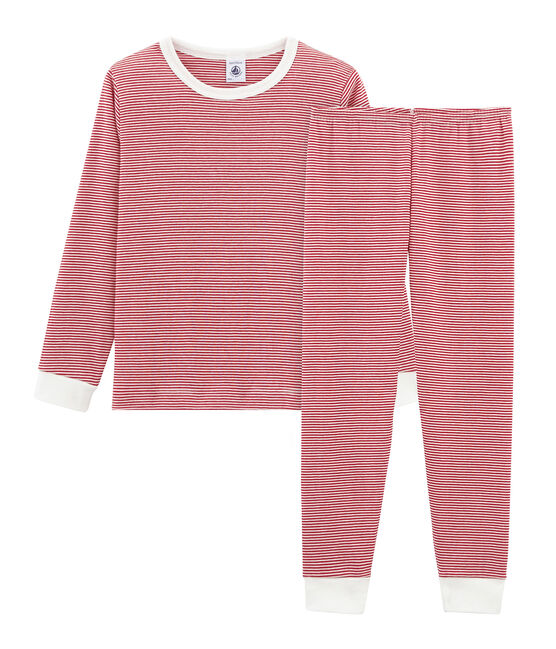Boys' Pyjamas TERKUIT red/MARSHMALLOW white