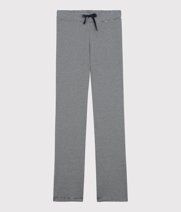 Women's Organic Cotton Trousers blue/white