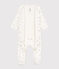 Tube Knit Cloud Patterned Bodyjama MARSHMALLOW white/MULTICO white