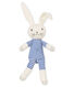 Unisex baby rabbit rattle comforter