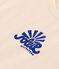 Babies' Short-Sleeved Slub Jersey T-Shirt AVALANCHE Ecru