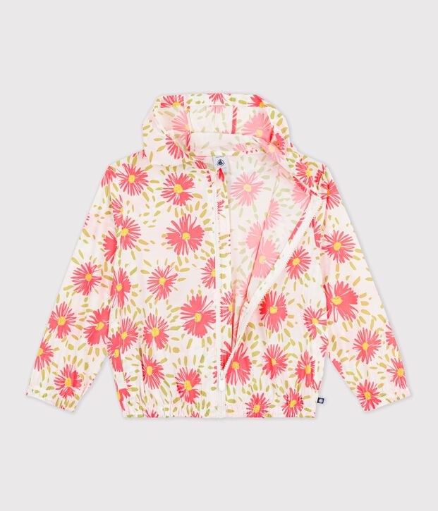 CHILDREN'S ULTRA-LIGHTWEIGHT WINDBREAKER white/multicolor