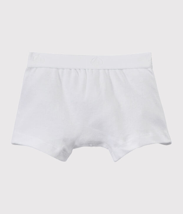 Plain boy's boxers white
