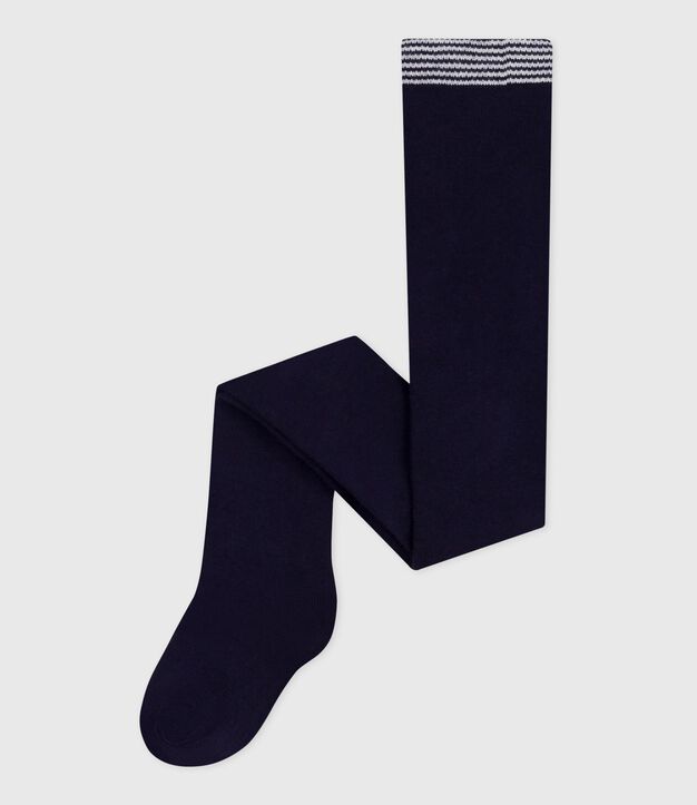 Plain cotton tights for babies SOIR