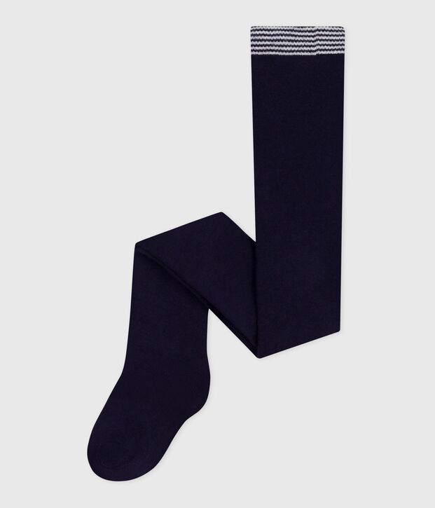 Plain cotton tights for babies SOIR