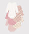 Babies' long-sleeved floral cotton bodysuits - 5-pack variante 1