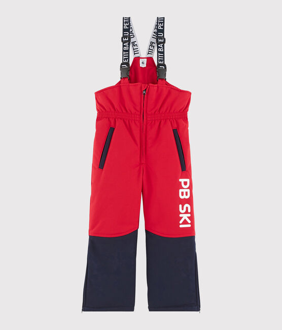 Boys'/Girls' Ski Trousers TERKUIT red/SMOKING