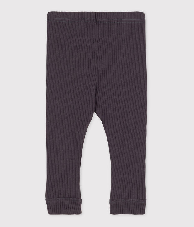 Babies' Rib Knit Leggings grey