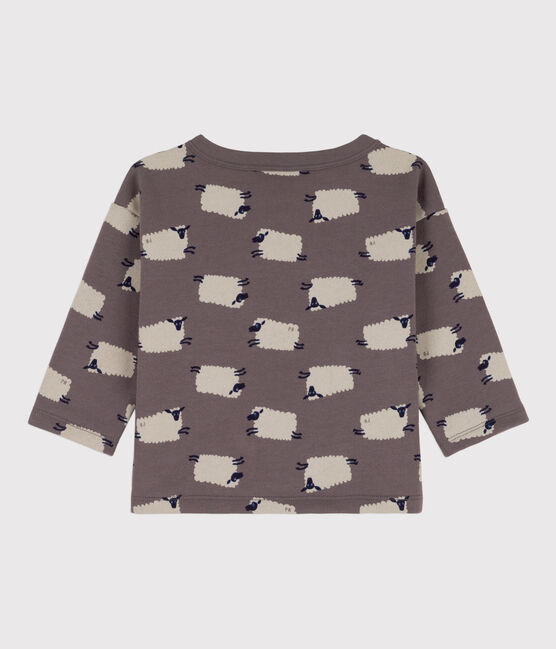 Babies' Sheep Print Fleece Sweatshirt BONGRIS /MULTICO