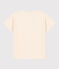 Boys' Short-Sleeved Cotton T-Shirt AVALANCHE Ecru