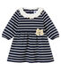 Baby girl's sailor stripe dress
