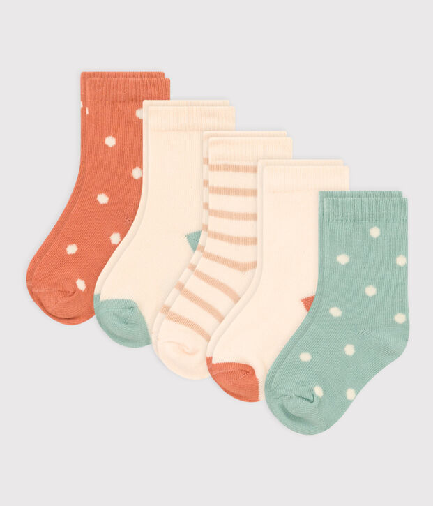 Babies' Spotted Socks - 5-Pack multicolor
