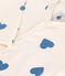 Babies' printed cotton footless pyjama suit AVALANCHE blue/BEACH