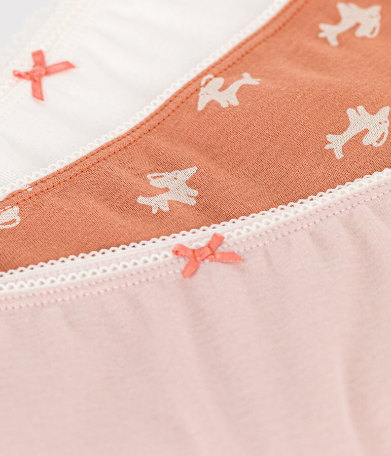 Girls' Dog Cotton Hipsters - 3-Pack multicolor