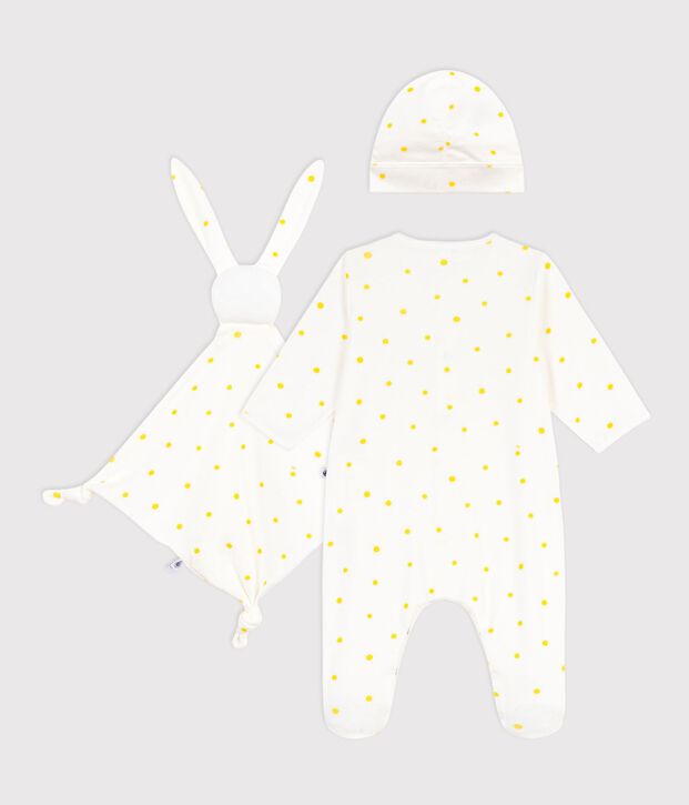 Newborn babies' sun print cotton gift set multicolor