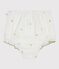 Babies' cotton bloomers printed with flowers green/green