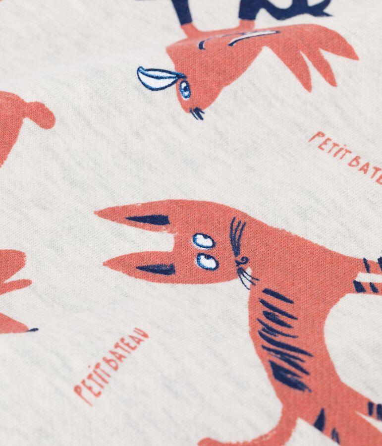 Children's Unisex Fleece Sweatshirt beige/multicolor