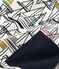 Women's short-sleeved stripy breton top MARSHMALLOW white/MULTICO white