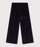 Children's wide leg velvet pants SMOKING