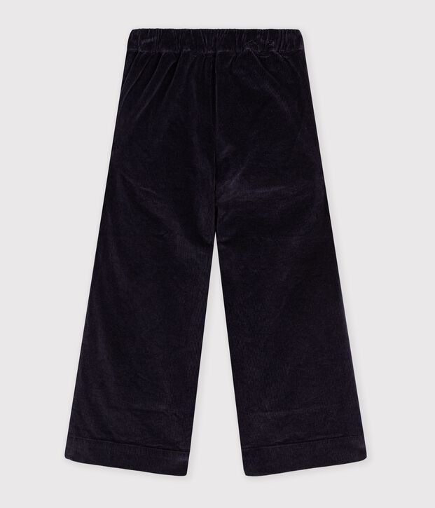 Children's wide leg velvet pants SMOKING