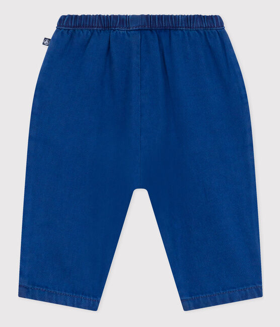Babies' Cotton/Tencel Trousers INCOGNITO blue