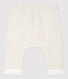 Babies' Marled Grey Organic Cotton Jersey Trousers